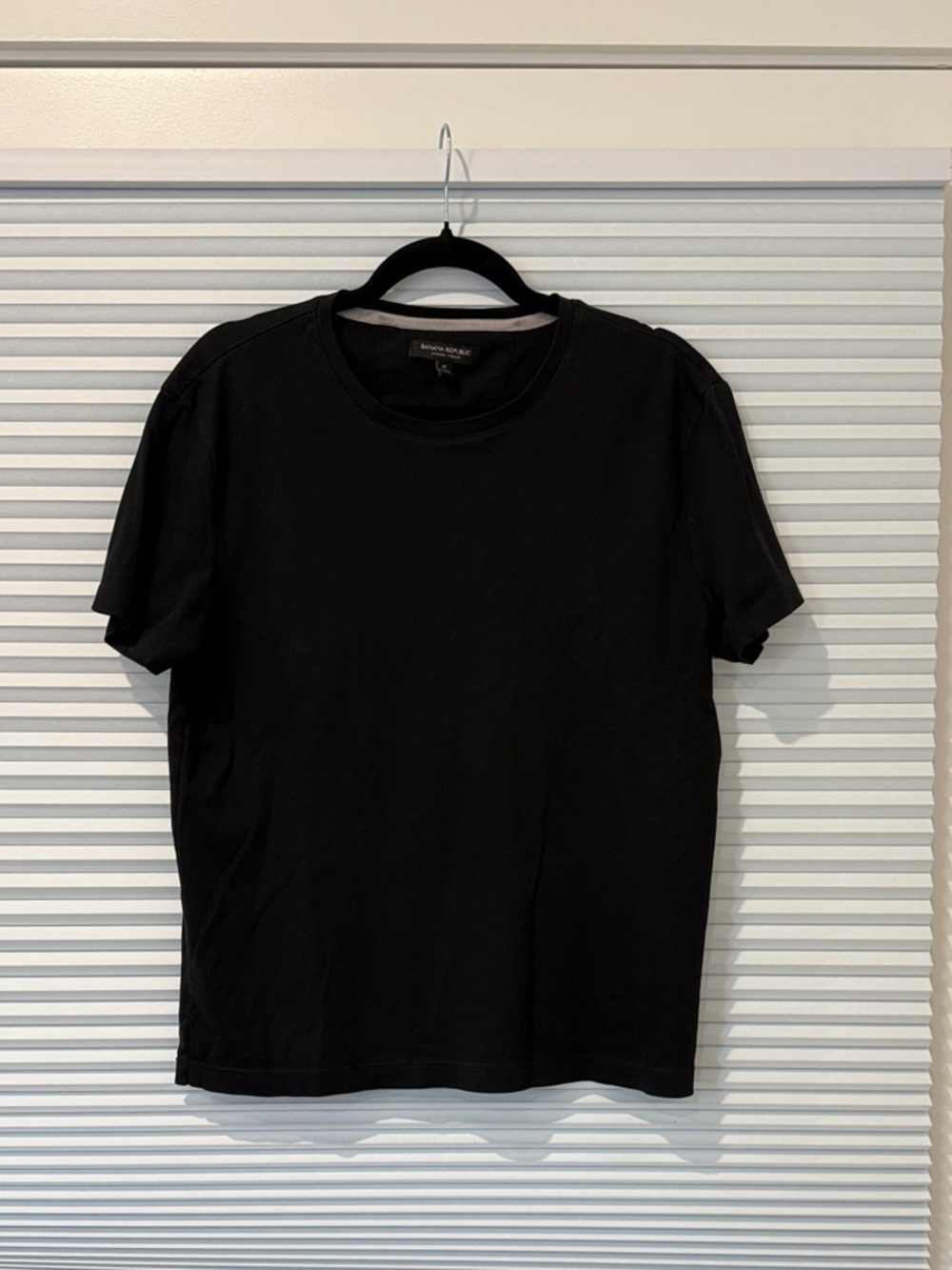 Banana Republic Men's Crew Neck Tee - Charcoal